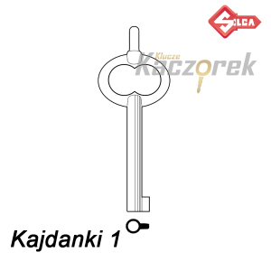 Płaski 012 - Kajdanki 1 - klucz surowy
